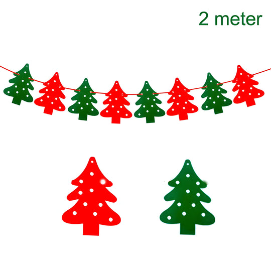 MerryBanner | Christmas Banner Garland - Add a Festive Touch to Your Home