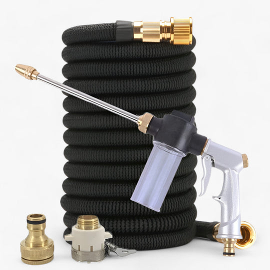 Aqua | Hose for watering gun - Adjustable pressure for powerful cleaning