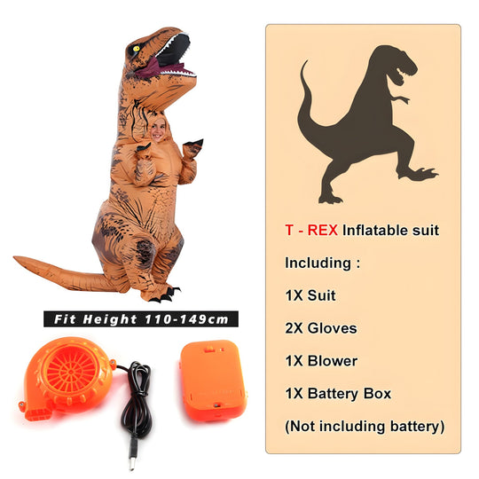 Rex | Inflatable T-Rex Costume - Fun for Kids and Adults