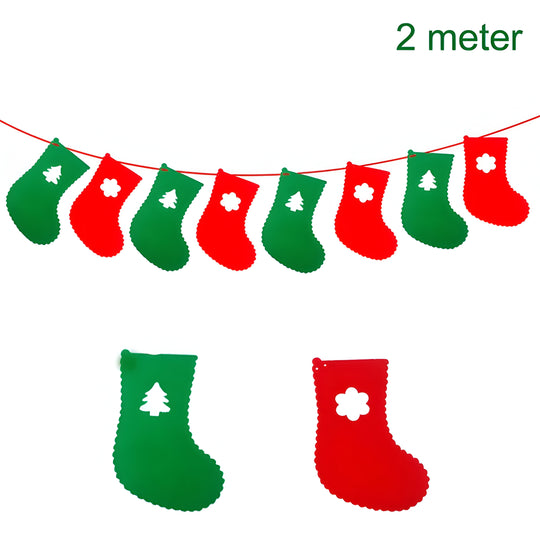 MerryBanner | Christmas Banner Garland - Add a Festive Touch to Your Home