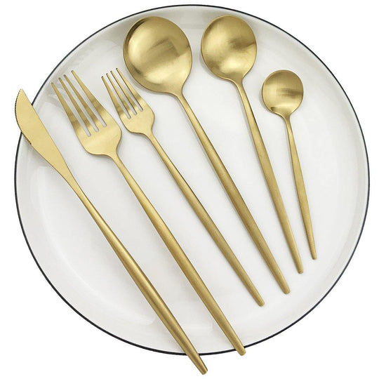 Minimalist Cutlery Set 6 Pieces | Simplicity and Elegance