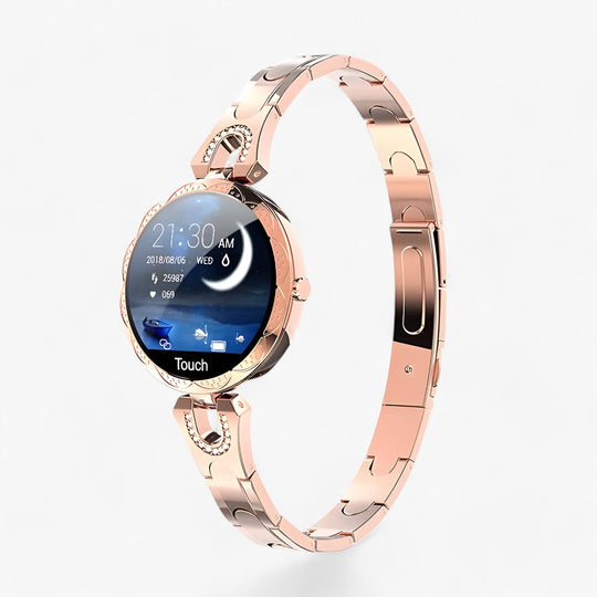 GlamFit | Stylish Smartwatch - Waterproof and Designed to Track Your Fitness Progress!