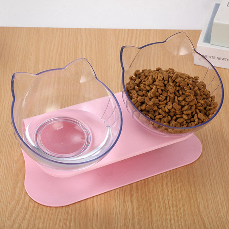 Kittywell™ | Non-Slip Double Bowl for Cats - Safe and Practical Meal