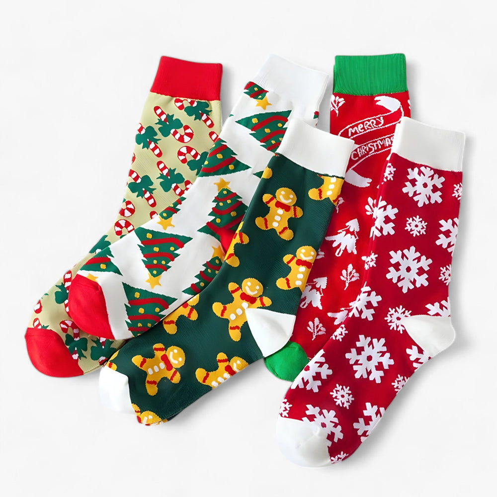 Tally | Winter Cartoon Socks for Christmas - Comfortable and Fun Gifts for Girls