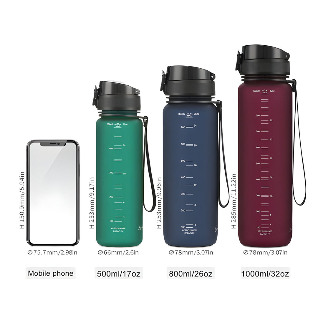 HydraShake | Sports shaker bottle - BPA-free and leak-proof