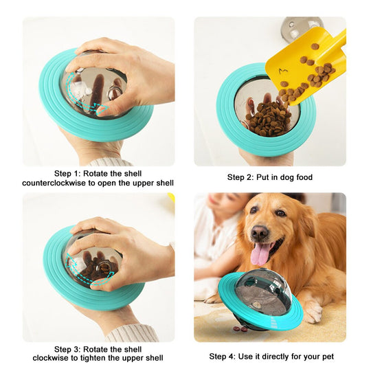 FurryTreat™ | Slow Feeder Toy - Fun with Flying Disc - Buy 1, Get 1 Free