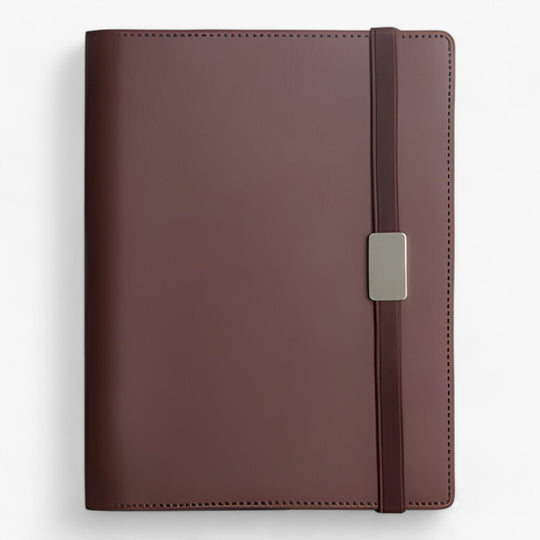 Hudson | Elegant Premium Leather Planner - Ideal for Meetings and Office