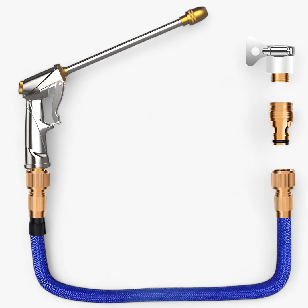 Aqua | Hose for watering gun - Adjustable pressure for powerful cleaning