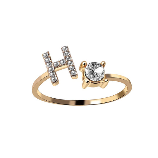 Lira ™ | Letter Ring - Personal Expression through Initials