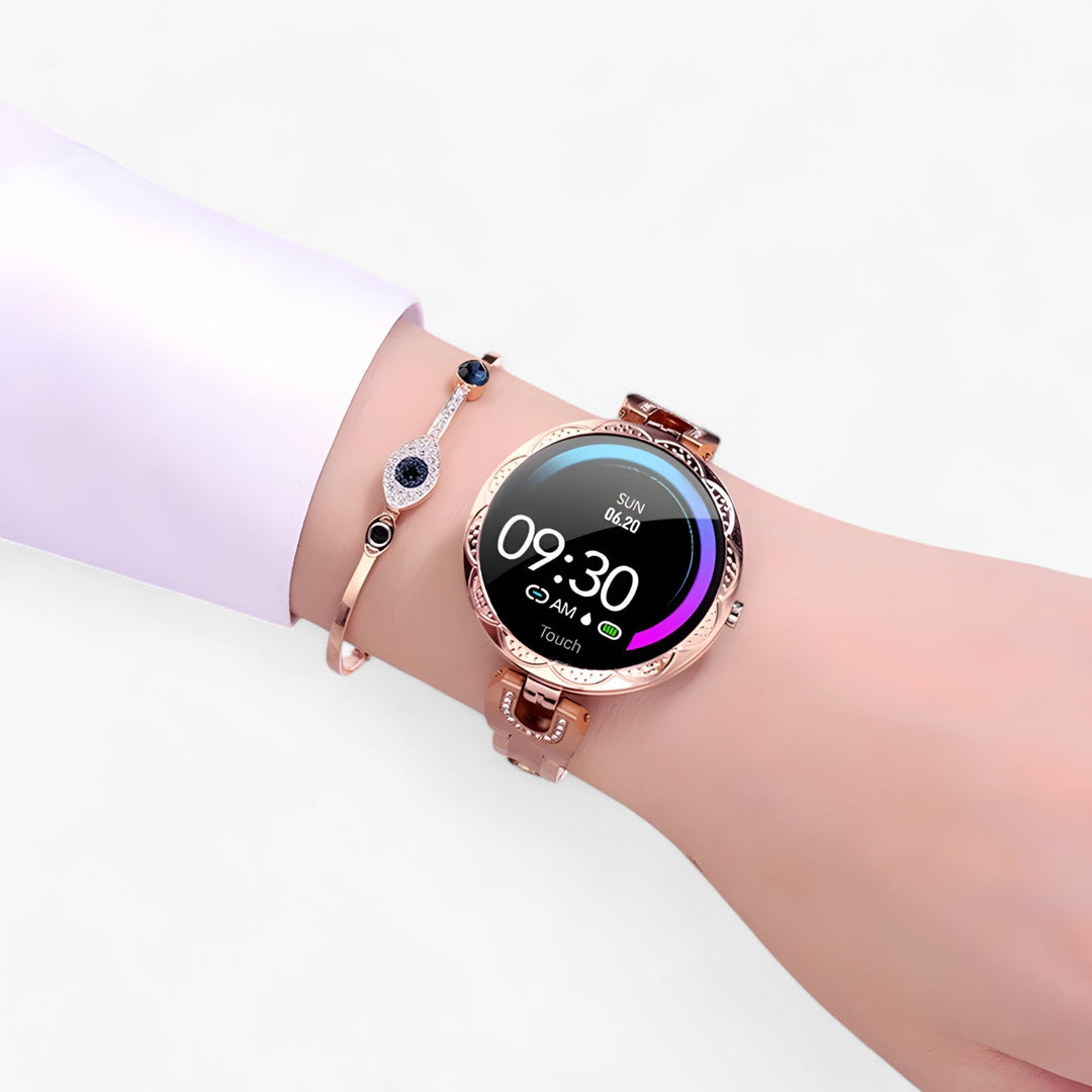 GlamFit | Stylish Smartwatch - Waterproof and Designed to Track Your Fitness Progress!