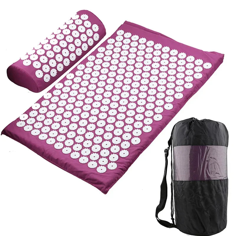 Acupressure Mat | Massage Cushion - Relieves Back Pain