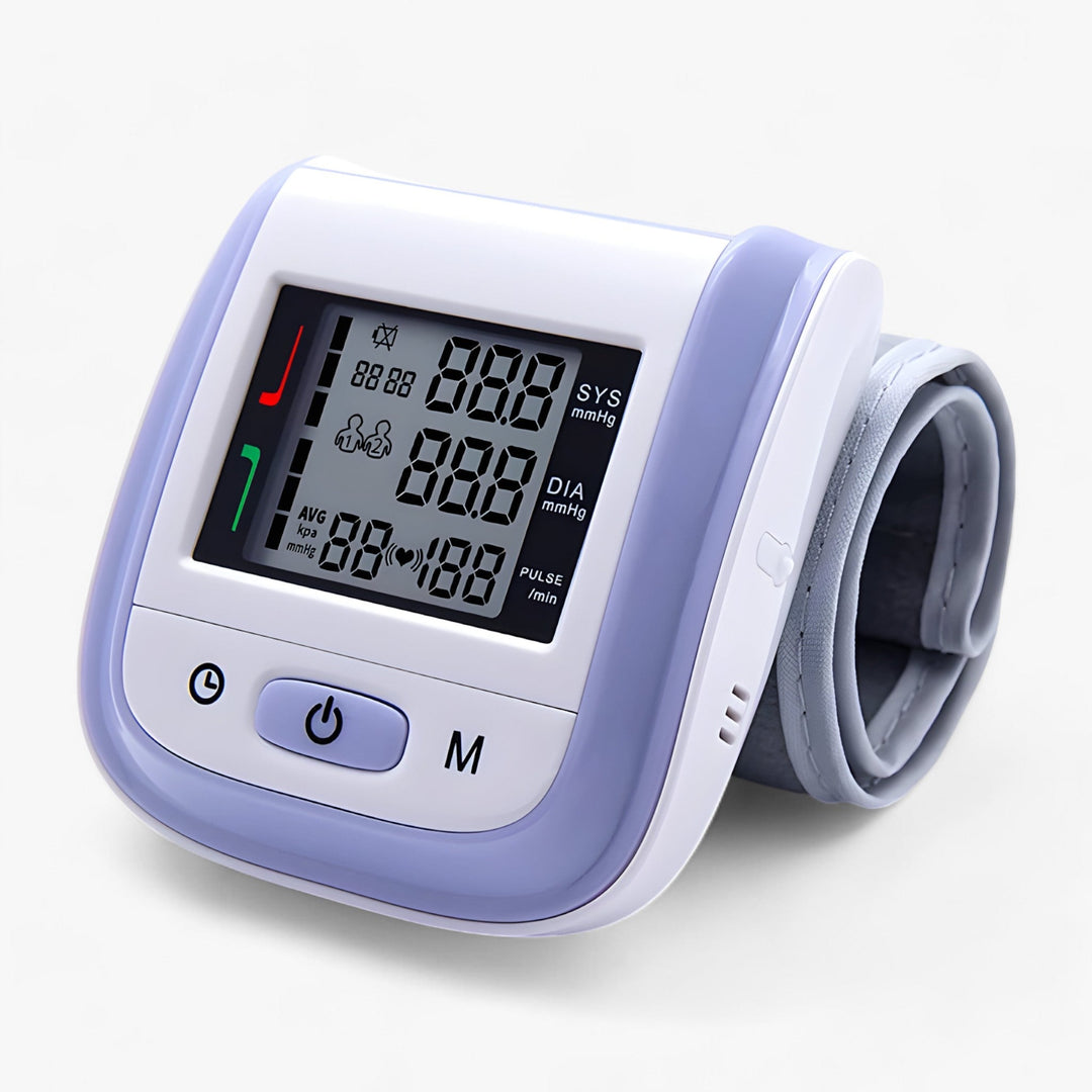 HealthMate | Wireless Wrist Blood Pressure Monitor - Quickly and Easily Keep Track of Your Health