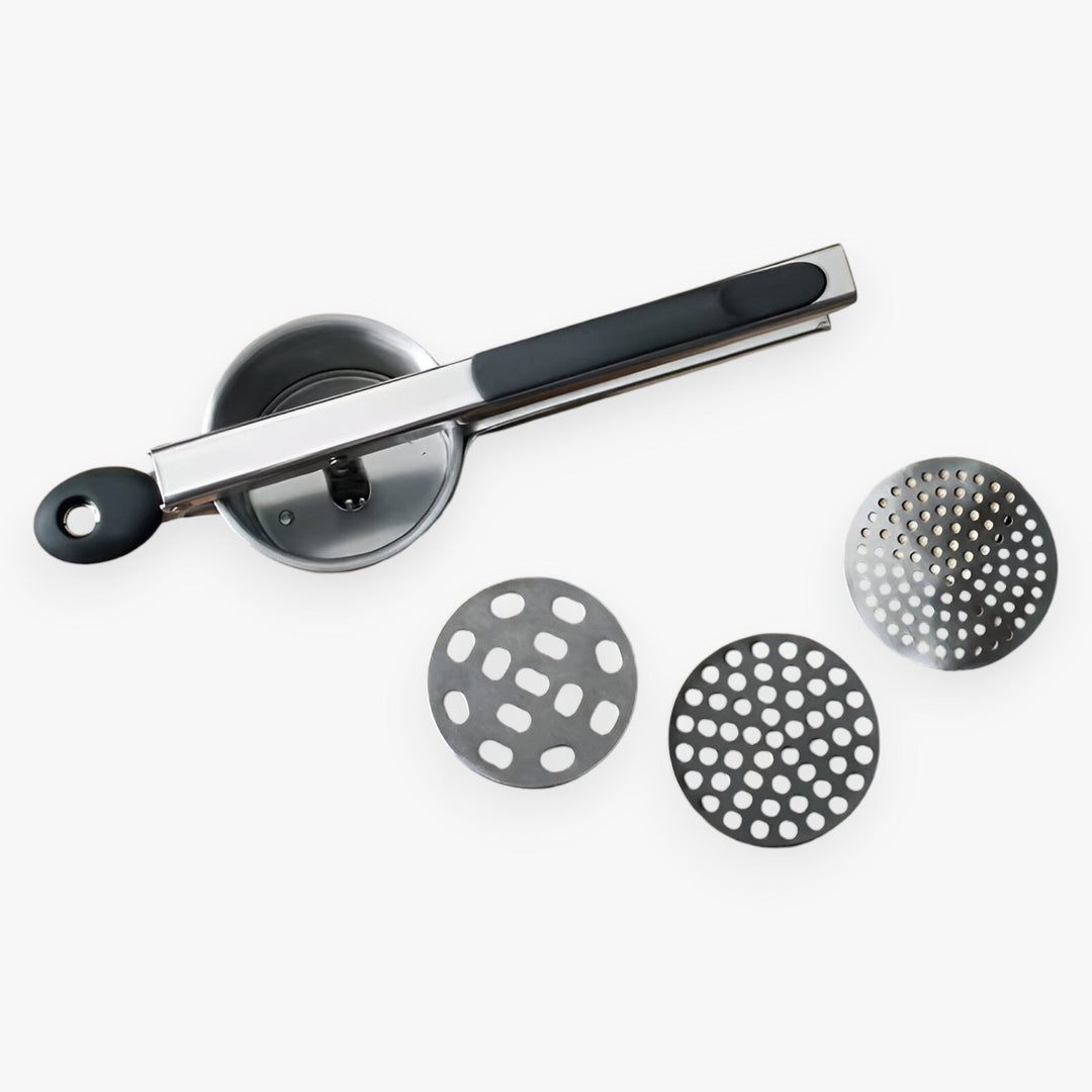 Interchangeable disc potato grater