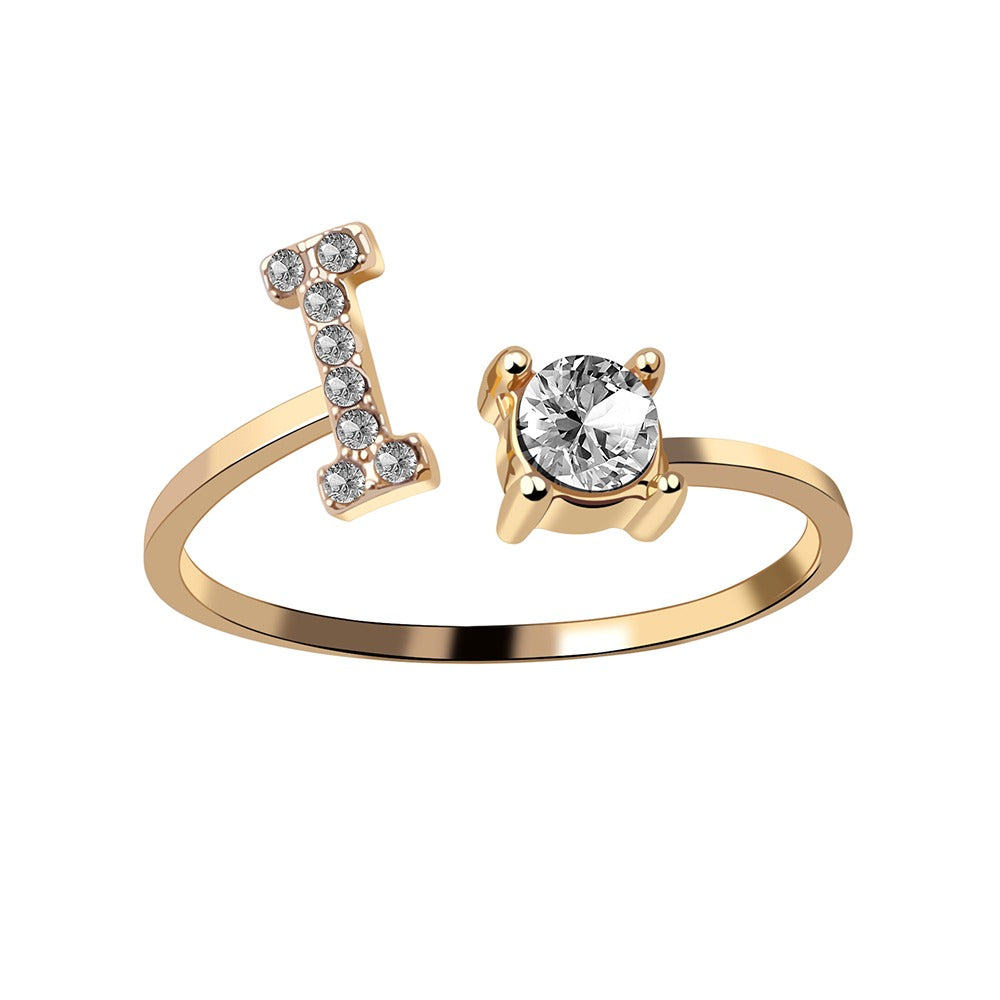 Lira ™ | Letter Ring - Personal Expression through Initials