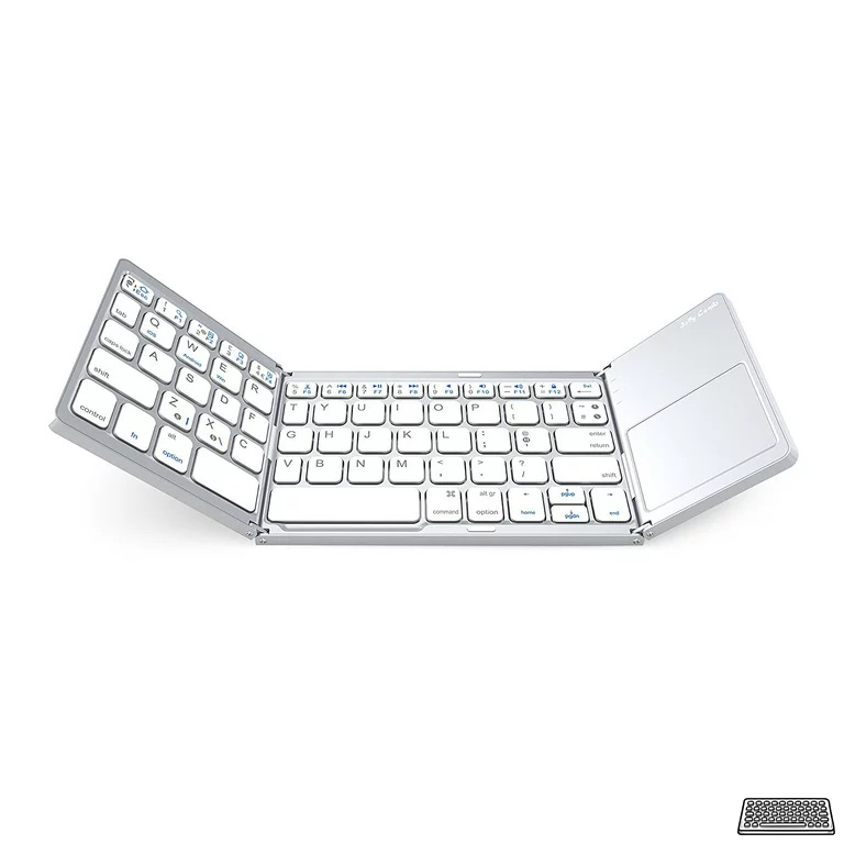 FlexSync - Portable Foldable Bluetooth Keyboard for Convenience and Mobility