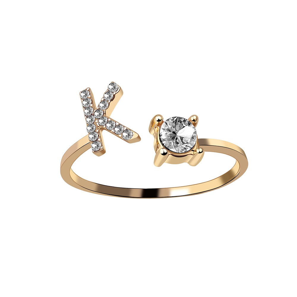 Lira ™ | Letter Ring - Personal Expression through Initials