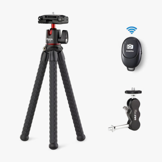 FlexiGrip Octopus Tripod - The Ultimate Versatile Support for Cameras and Phones!