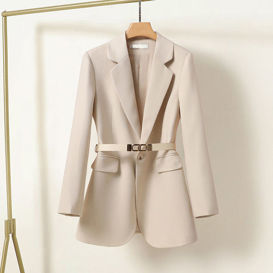 FREYA | Long Blazer with Belt for a Chic Look