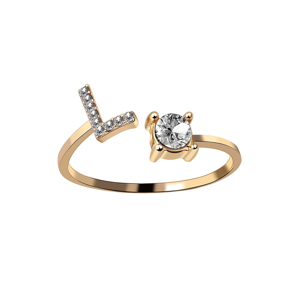 Lira ™ | Letter Ring - Personal Expression through Initials