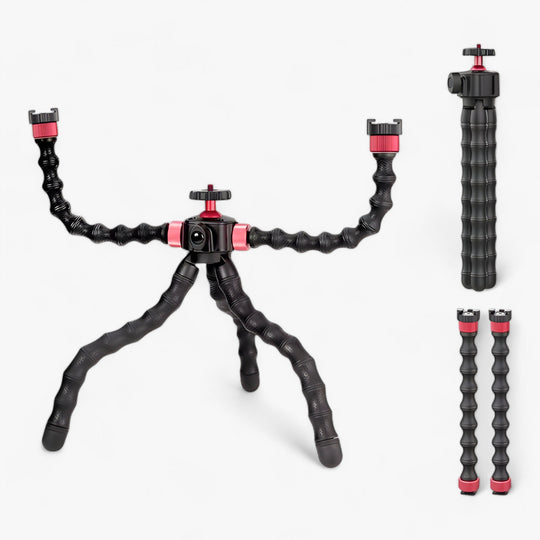 FlexiGrip Octopus Tripod - The Ultimate Versatile Support for Cameras and Phones!