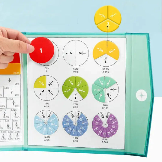 FractionToy™ | Magnetic Math Toy - Fun with Fractions