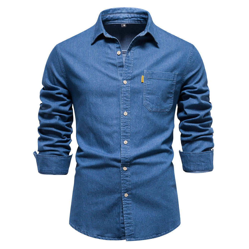 Denim Axel | Denim Shirt for Men - Versatile and Stylish for Any Occasion