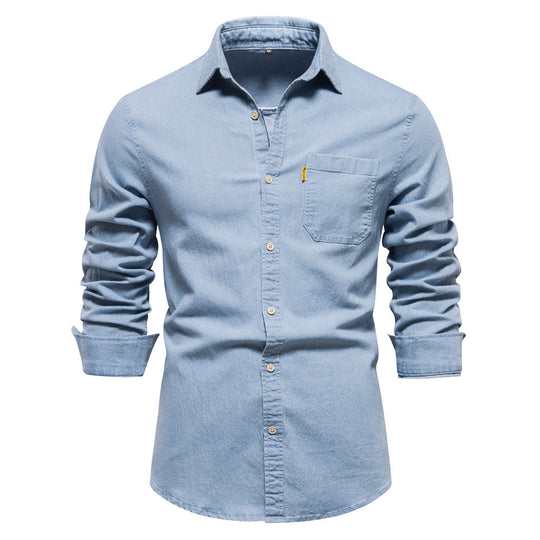 Denim Axel | Denim Shirt for Men - Versatile and Stylish for Any Occasion