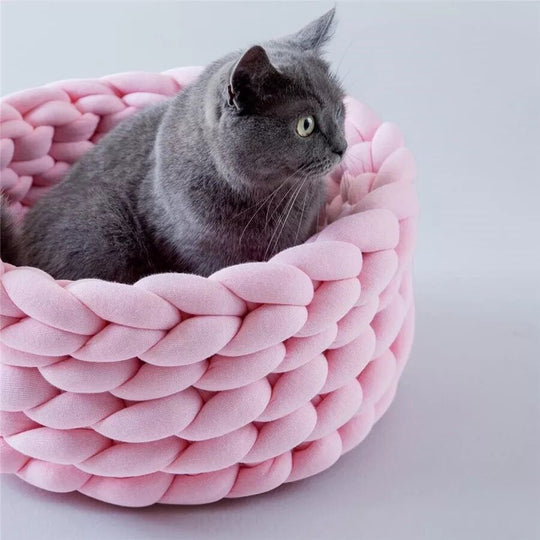 Handwoven Cat Basket | Cat Bed - Stylish and Comfortable