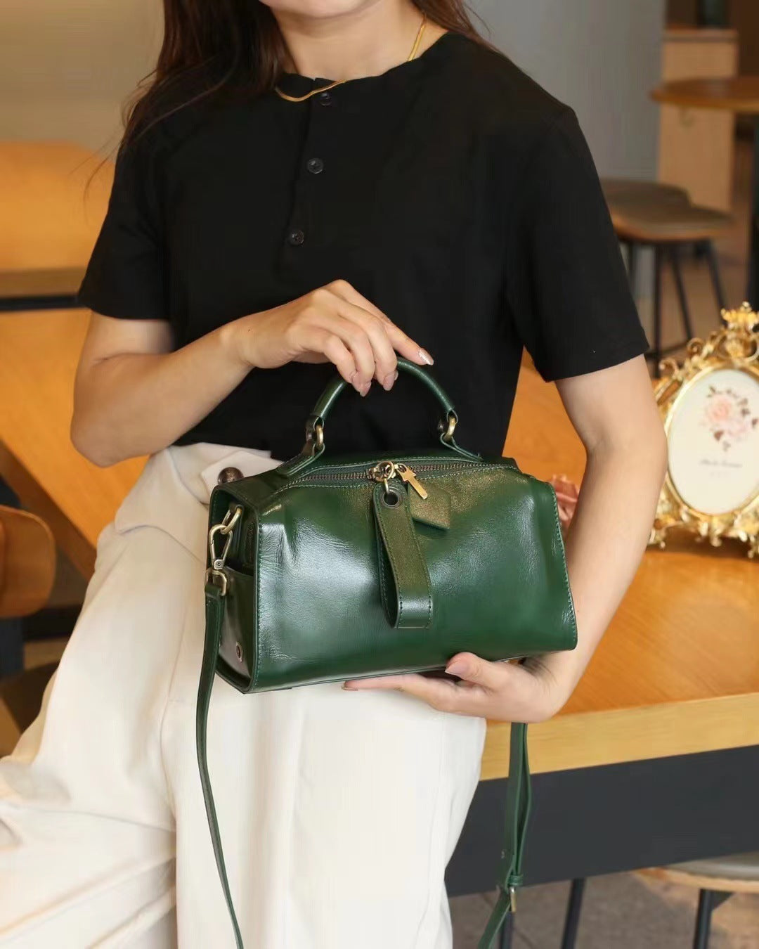 Pauline™ | Genuine leather handbag