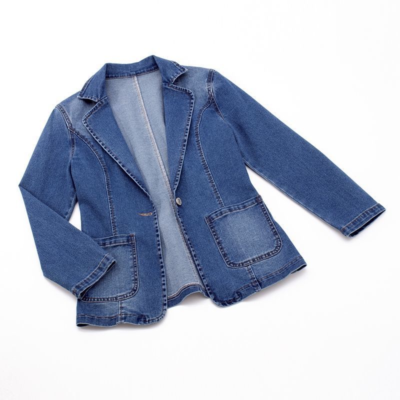 Anne | Elegant classic denim blazer