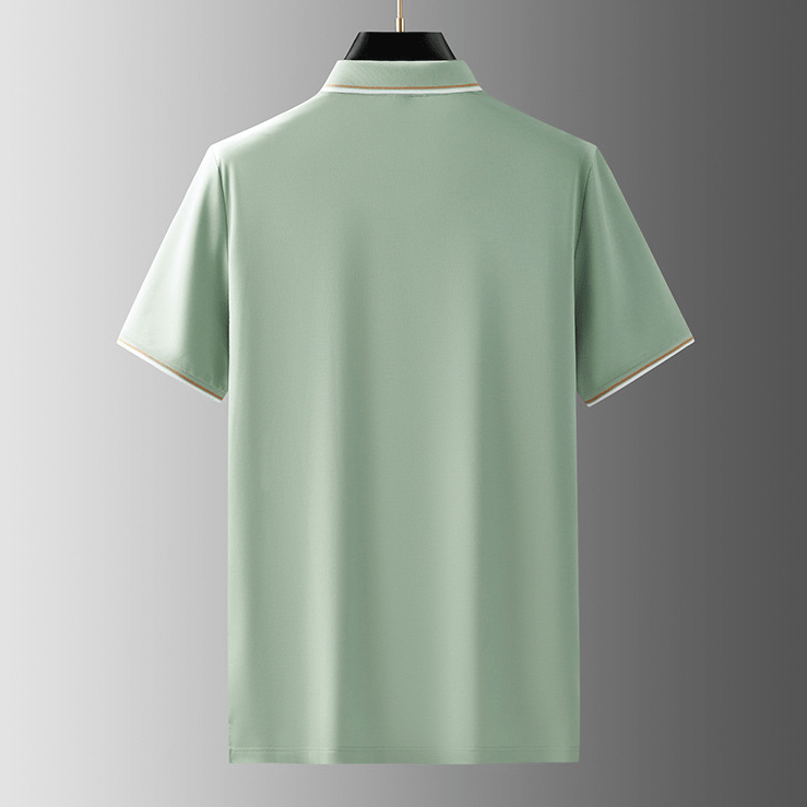 James | Silk Polo Shirt - Prestige Quality for a Refined and Elegant Look