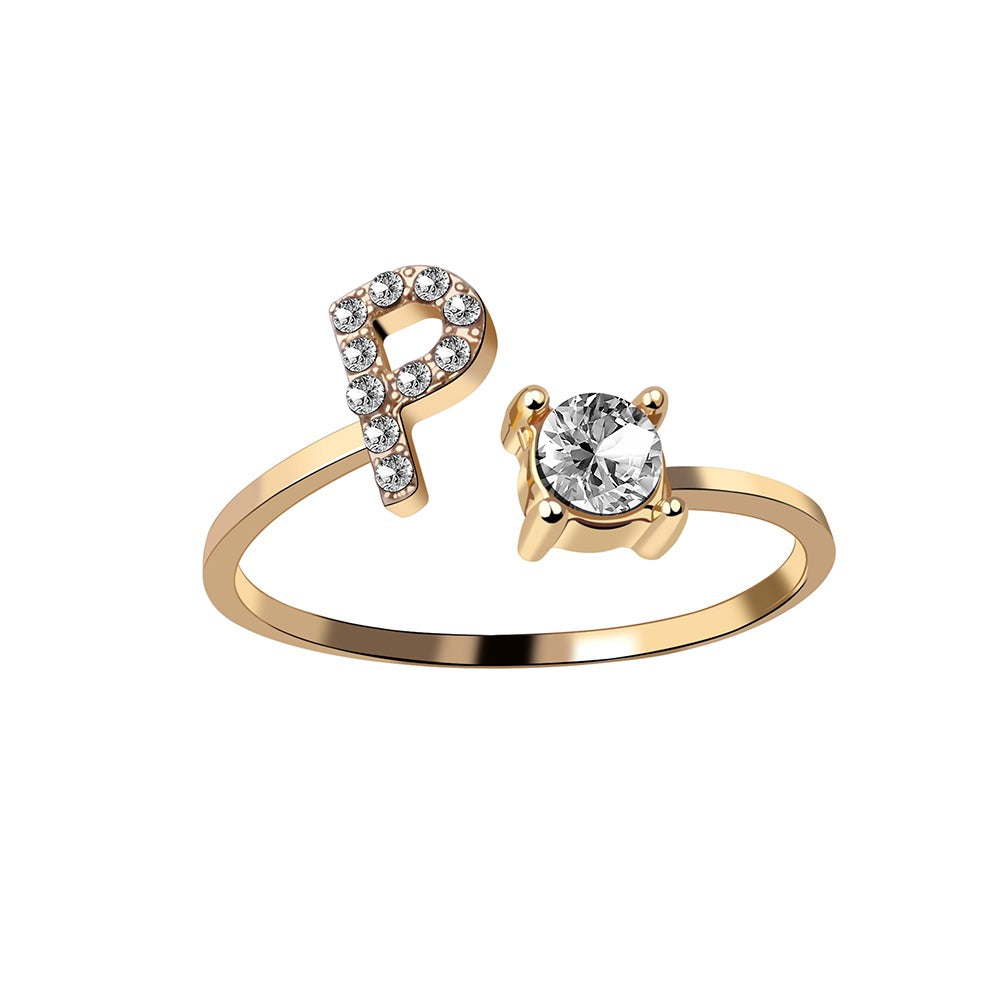 Lira ™ | Letter Ring - Personal Expression through Initials