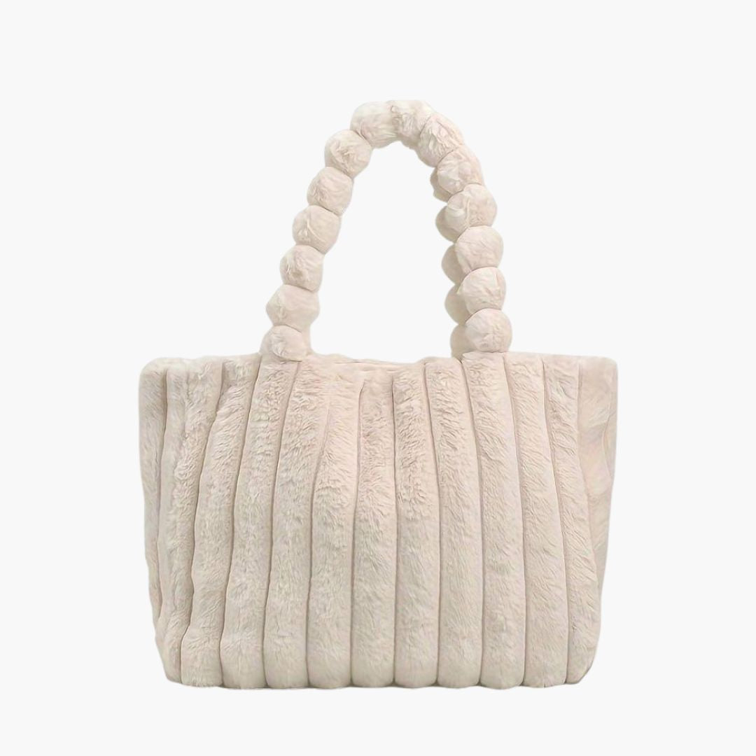 Plush tote bag