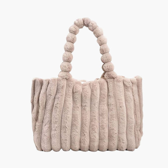 Plush tote bag