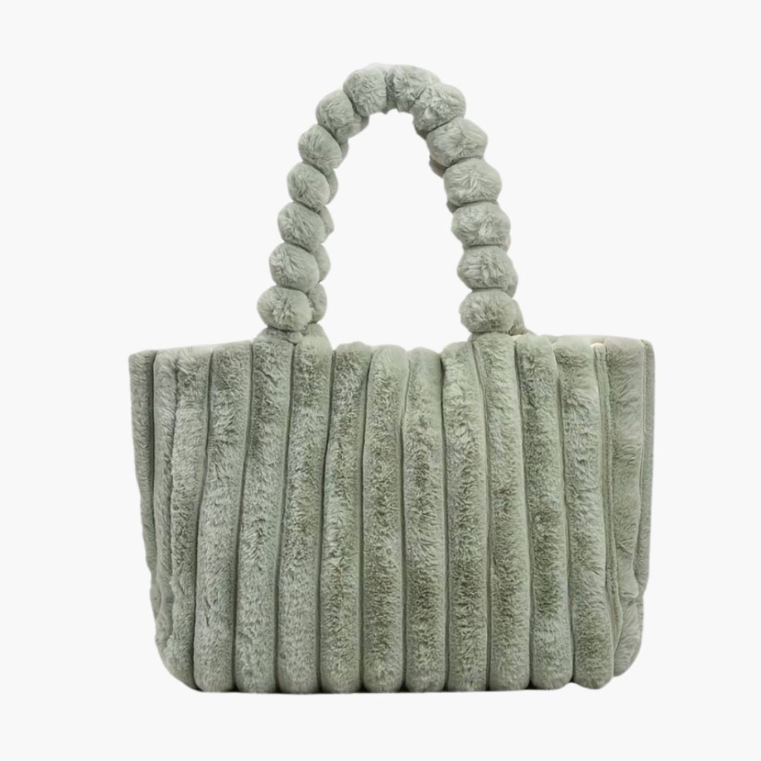 Plush tote bag