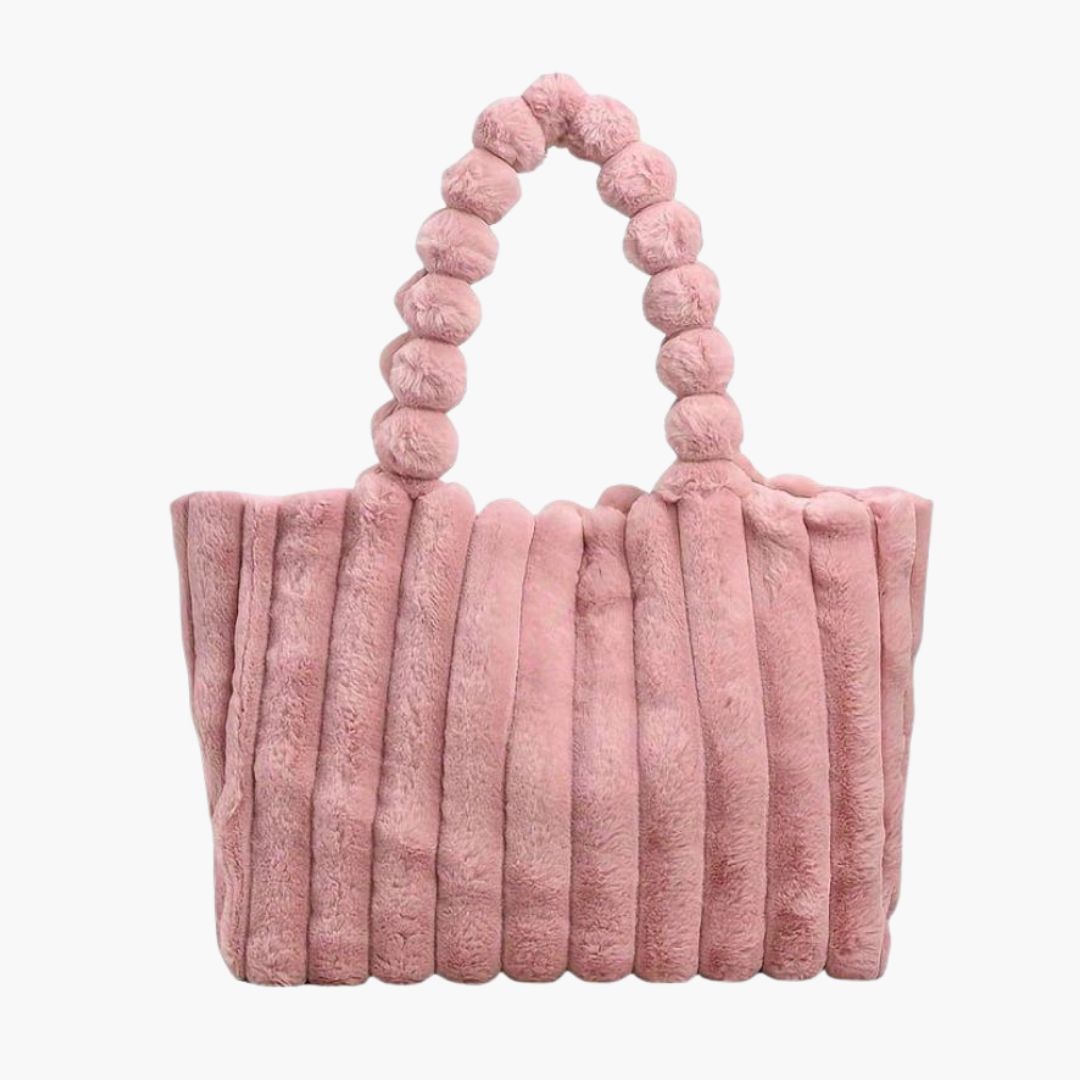 Plush tote bag