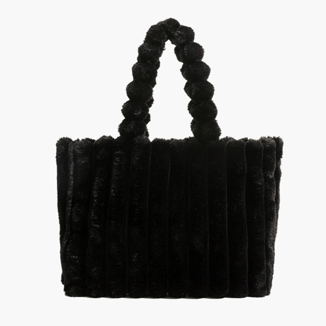 Plush tote bag