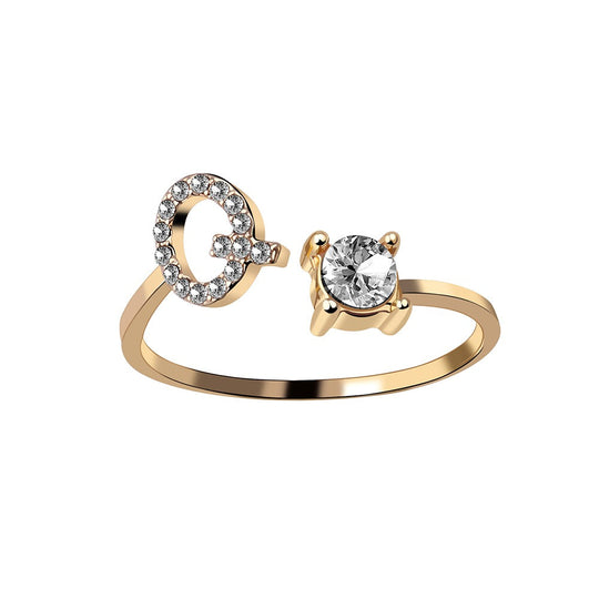 Lira ™ | Letter Ring - Personal Expression through Initials