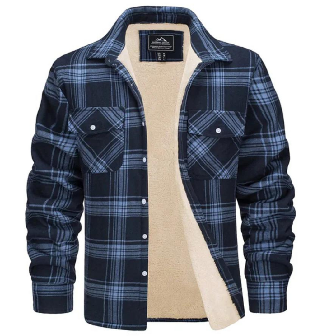 RALPH | Checkered Fleece-Lined Jacket - Ultimate Comfort and Classic Design