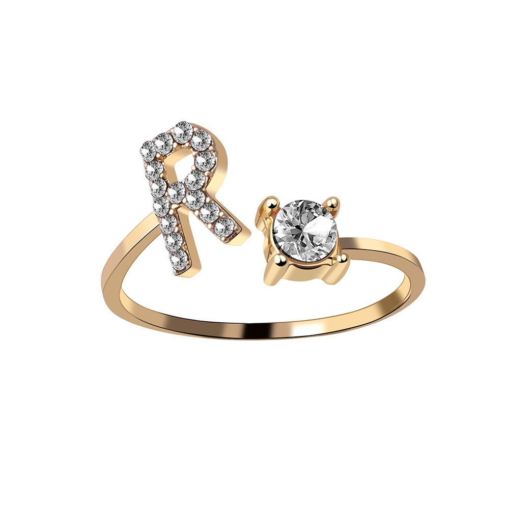 Lira ™ | Letter Ring - Personal Expression through Initials