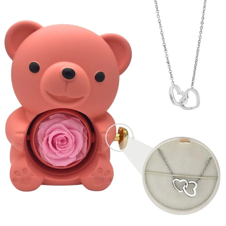 Gerda™ | Eternal Bear - Romantic gift with engraved necklace