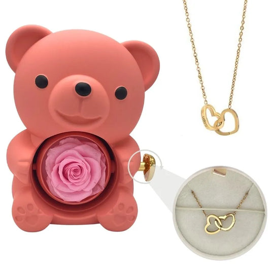 Gerda™ | Eternal Bear - Romantic gift with engraved necklace