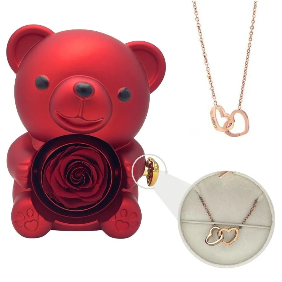 Gerda™ | Eternal Bear - Romantic gift with engraved necklace