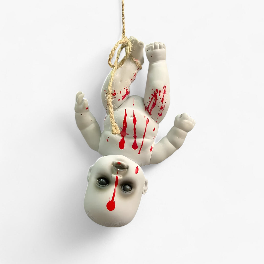 Jay | Hanging Ghost Baby Doll - Scary Decoration for Halloween Yard