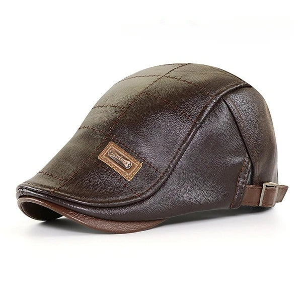 Emile™ - Retro PU Leather Beret