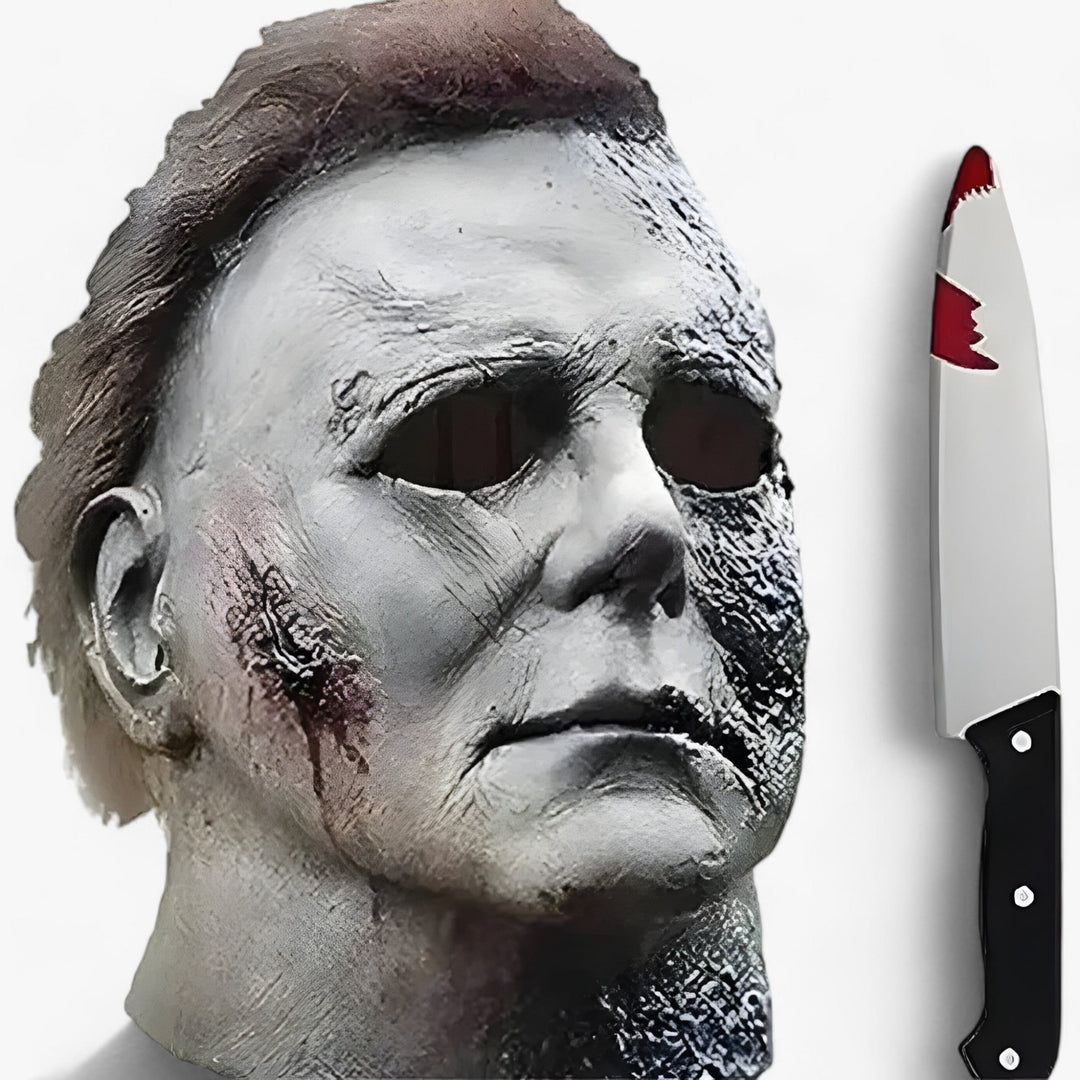 Michael | Halloween Killer Mask - Terrifying Effect with Scars and Burns in Latex