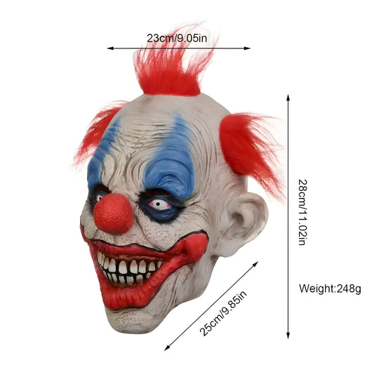 Grin | Scary Clown Mask - Terrifying Halloween Look