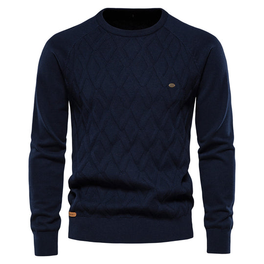 HELM | Men's Comfortable Knit Sweater - Ideal for Elegant Warmth