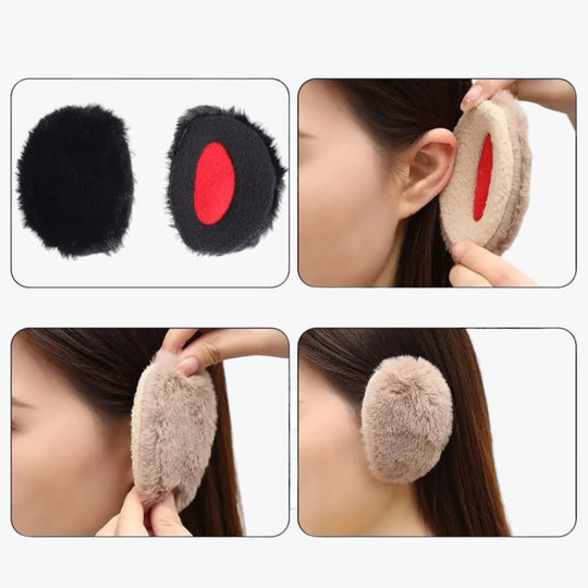 Millie | Fleece Ear Protectors Without Band - Ultimate Winter Warmth