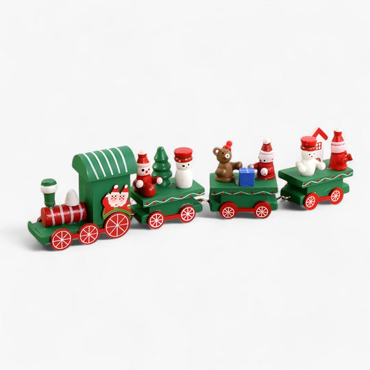 Ornamento del treno di Natale in legno Whimsy | - Decorazione festiva e regalo per bambini